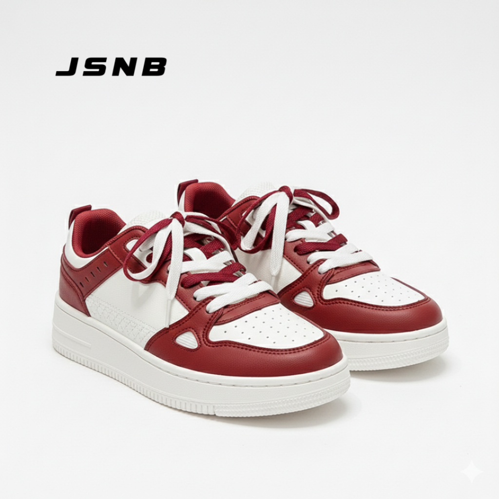 JSNB พร้อมส่ง รองเท้าผ้าใบแฟชั่น Unisex ผ้าใบแนวสตรีท ไซส์เด็ก-ผู้ใหญ่ 27-45 พื้นหนานุ่ม เบา ระบายอากาศดี [LN6868]