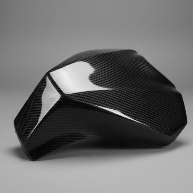 ครอบถังโหนกNinja400 ทรงสนาม ลายเคฟล่า 2k ตรงรุ่น