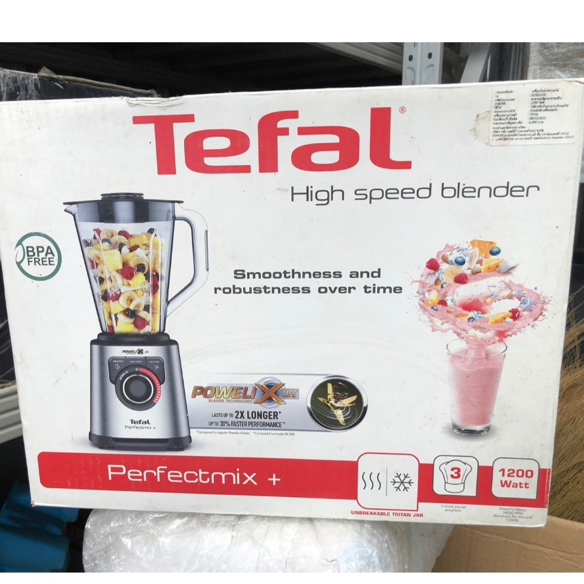 (สินค้าตัวโชว์) Tefal เครื่องปั่นอเนกประสงค์ High Speed Blender Perfectmix+ จุ 2 ลิตร กำลังไฟ 1200W 