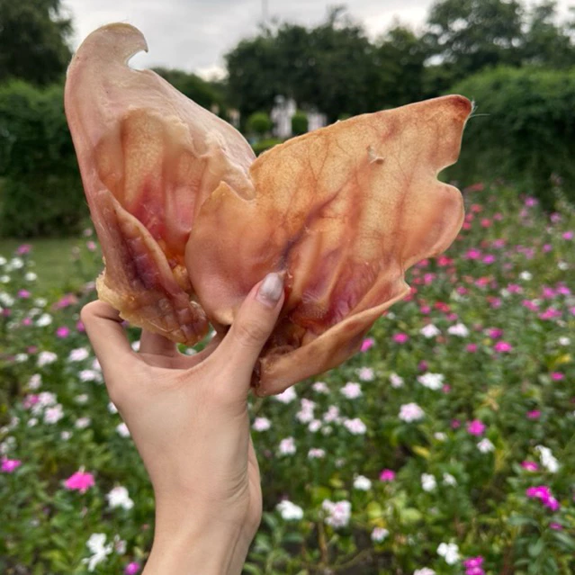 หูหมูอบแห้ง เกรดคนทาน ของเคี้ยวเล่นธรรมชาติ ของเคี้ยวเล่นสำหรับสุนัข ไม่ปรุงรส ไม่ใส่สารกันเสีย thumbnail 9