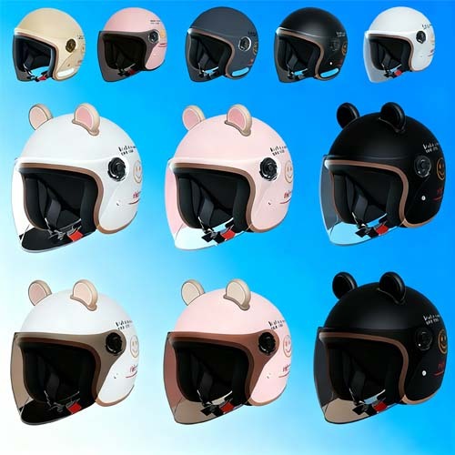 ⚡หมวกกันน็อค⚡หมวกกันน็อคกันฝ้า รุ่นอัพเกรดปี 2025 หมวกกันน็อคผู้หญิง ดีไซน์เก๋ ⚡หมวกกันน็อคมอเตอร์ไซค์