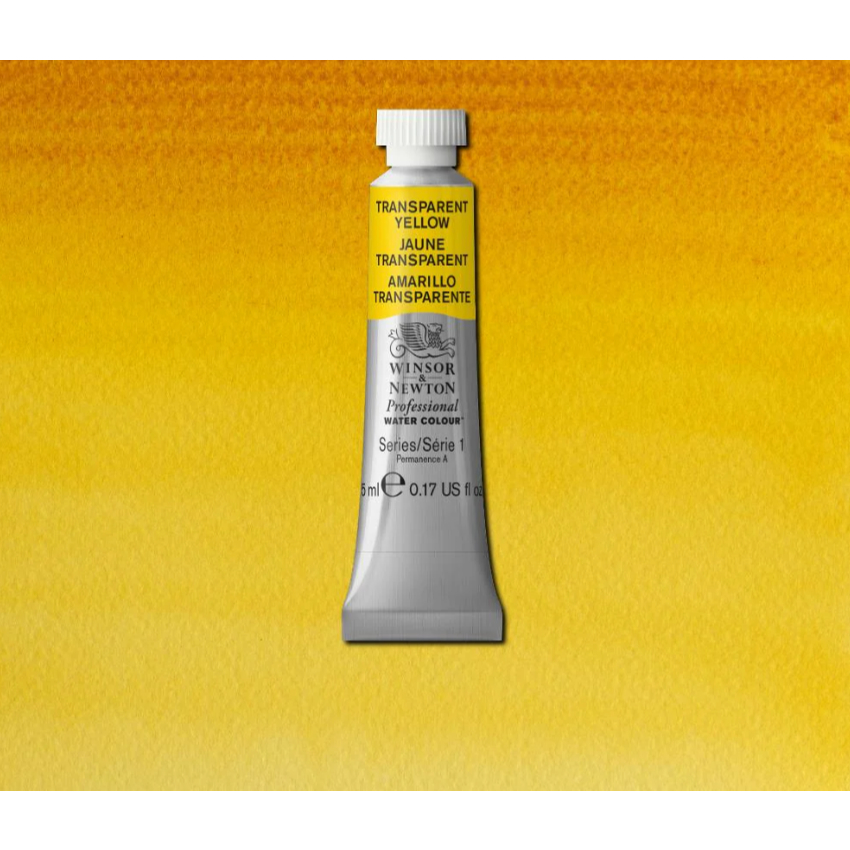 Transparent Yellow #653 Serie1 สีน้ำวินเซอร์นิวตันโปรเฟสชันนัล Winsor Newton Professional watercolor