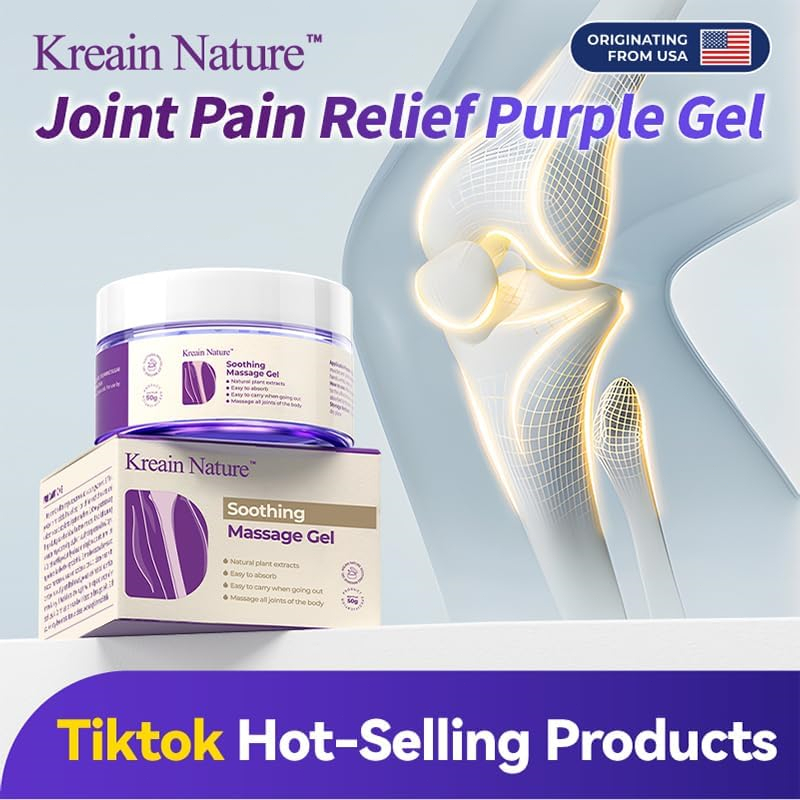 Kreain Nature เจลนวดลาเวนเดอร์ 68gr | Kreain Nature Joint Pain Gel Purple Soothing Massage Gel