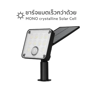 [1แถม1] LAMPTAN โคมไฟตกแต่งพลังงานแสงอาทิตย์ SOLAR LAMP LUMINIZE 20W พร้อมเซนเซอร์ความสว่างและความเคลื่อนไหว