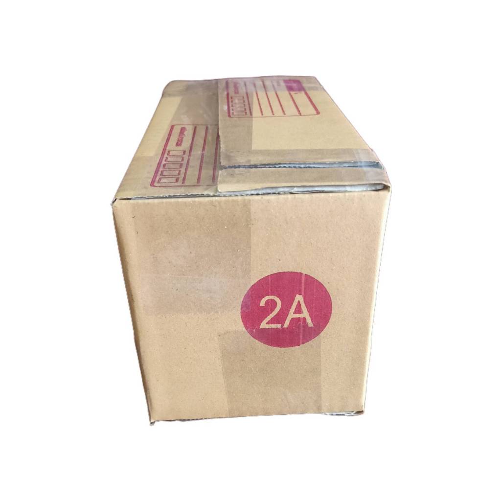 กล่องมาสคอต2A ตัดแต่งพิเศษใส่กล่องกระดาษโลโก้ Mแดง Mเขียว Mเทา