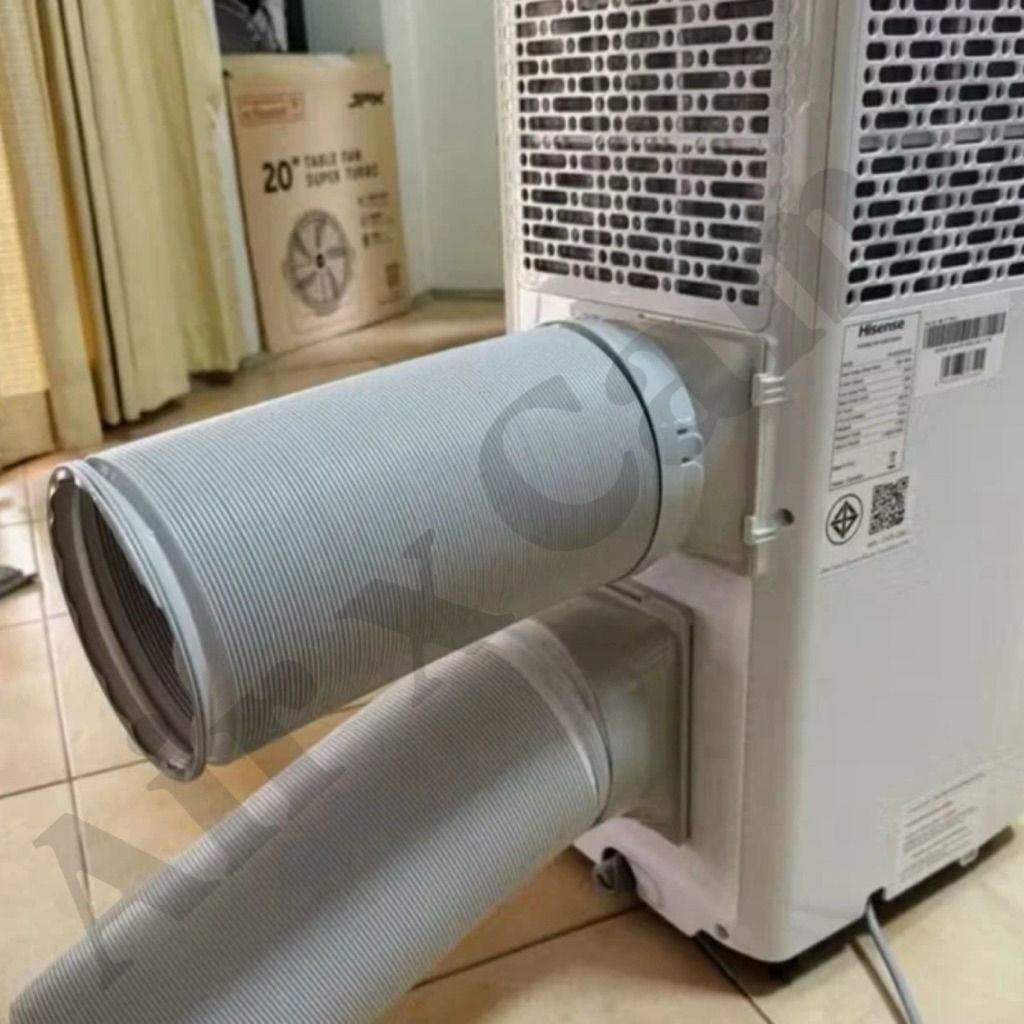 ชุดแปลงระบบ 2 ท่อแอร์เคลื่อนที่ Hisense 8000 BTU Model = AP-08CR4SKVS00 ราคา ถูกที่สุด ดีลบีเคเค แกลเลอรีภาพที่ 8