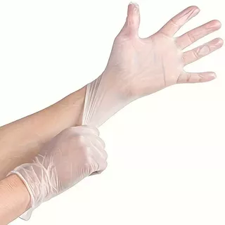 ถุงมือยาง PVC 50 ชิ้น (Food Grade) ใส่ง่าย ยืดหยุ่นกระชับมือ