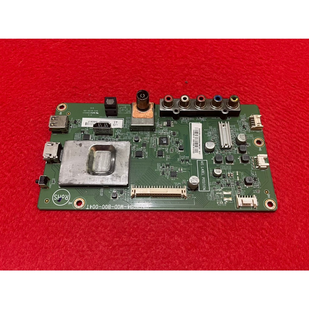 เมนบอร์ดทีวียี่ห้อ LG รุ่น43LH500T พาร์ท715G8004-M0D-B00-004T(แท้ถอด)
