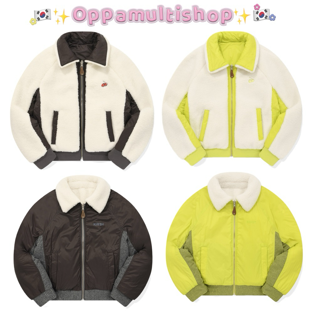 🇰🇷✨kirsh CHERRY REVERSIBLE OUTDOOR JACKET✨🇰🇷