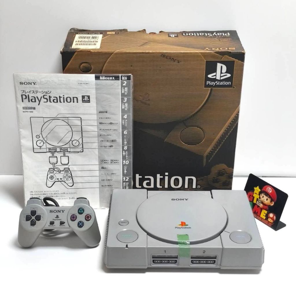 Ps1 SCPH-1000 Original Disc 110v. 🔋
(1994) Boxes Japan S01-5615976-P