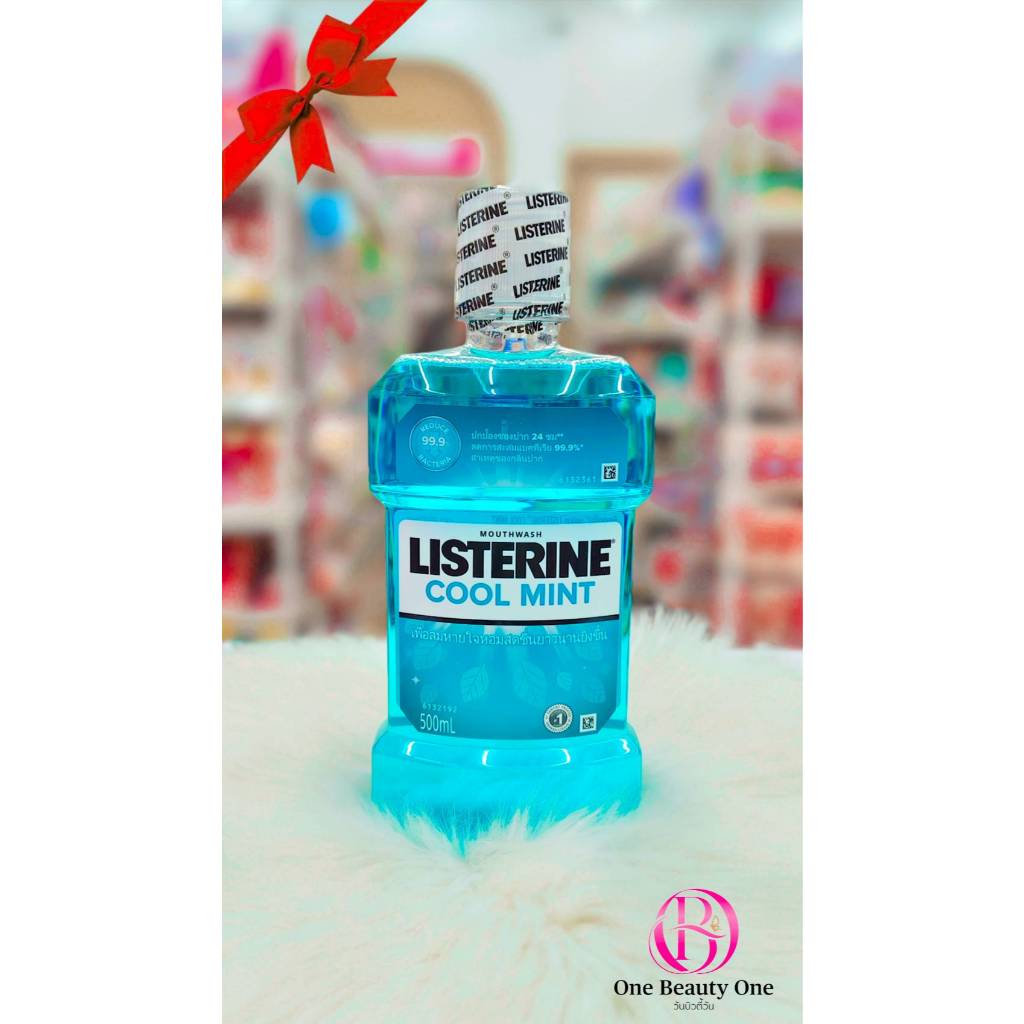 น้ำยาบ้วนปาก ลิสเตอรีน คูลมินต์ ซีโร่ (Listerine Cool Mint Zero Mouthwash) 500ml