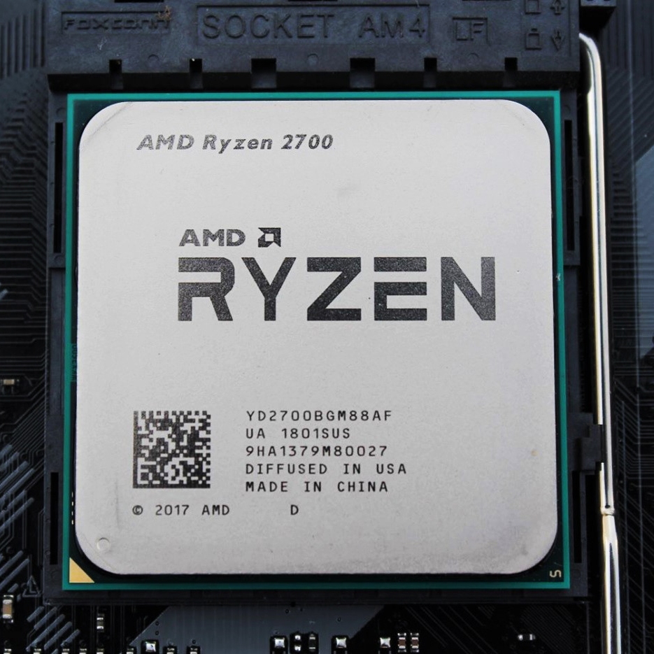 AMD Ryzen 7 2700 AM4 3.20GHz มือสอง มีแค่ตัวซีพียู ประกัน 90 วัน