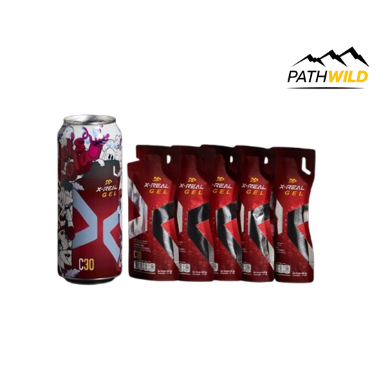 X-REAL Energy Gel เจลให้พลังงาน เหมาะกับทุกประเภทกีฬา ทานง่าย รสชาติอร่อย เพิ่มความสดชื่น รสโคลา(5ซอง/กระป๋อง)