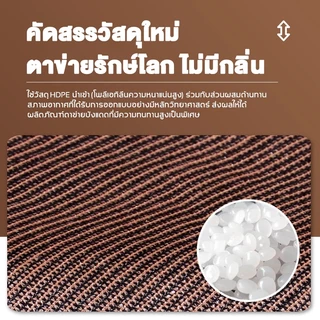 【แถมฟรีเชือก】ตาข่ายกันแดด ตาข่ายกรองแสงPE ร่มเงาสูงถึง 99% กันUV 100% สแลนบังแดด สำหรับกลางแจ้ง-สวน 2*3/3*4/5*6/6*6 ทนทา