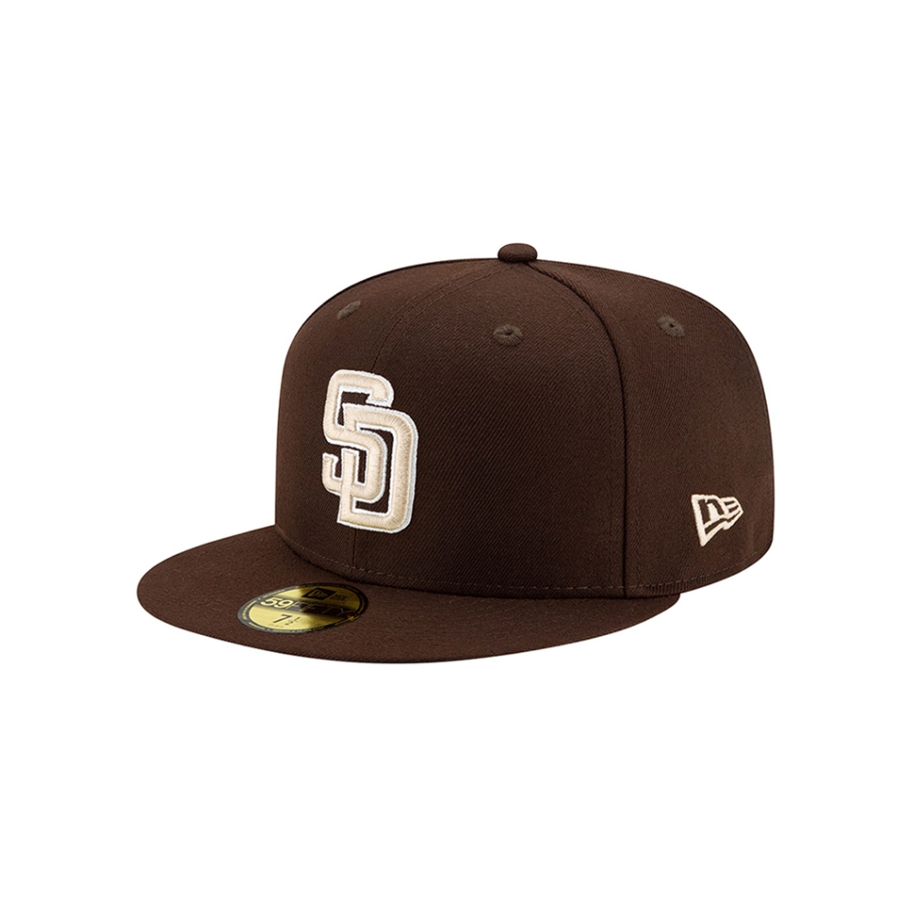 New Era 59FIFTY San Diego Padres Authentic หมวกสีน้ำตาลเข้ม Dark Brown (59Fifty)