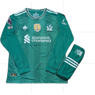 New ชุดบอลชุดกีฬาแขนยาวเสื้อพร้อมกางเกงผ้านิ่มเย็นใส่สบายใส่ไม่ระคายเคืองต่อผิว
