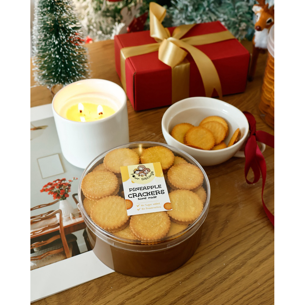 แครกเกอร์สับปะรด(Pineapple crackers)🍪กระปุกเล็ก