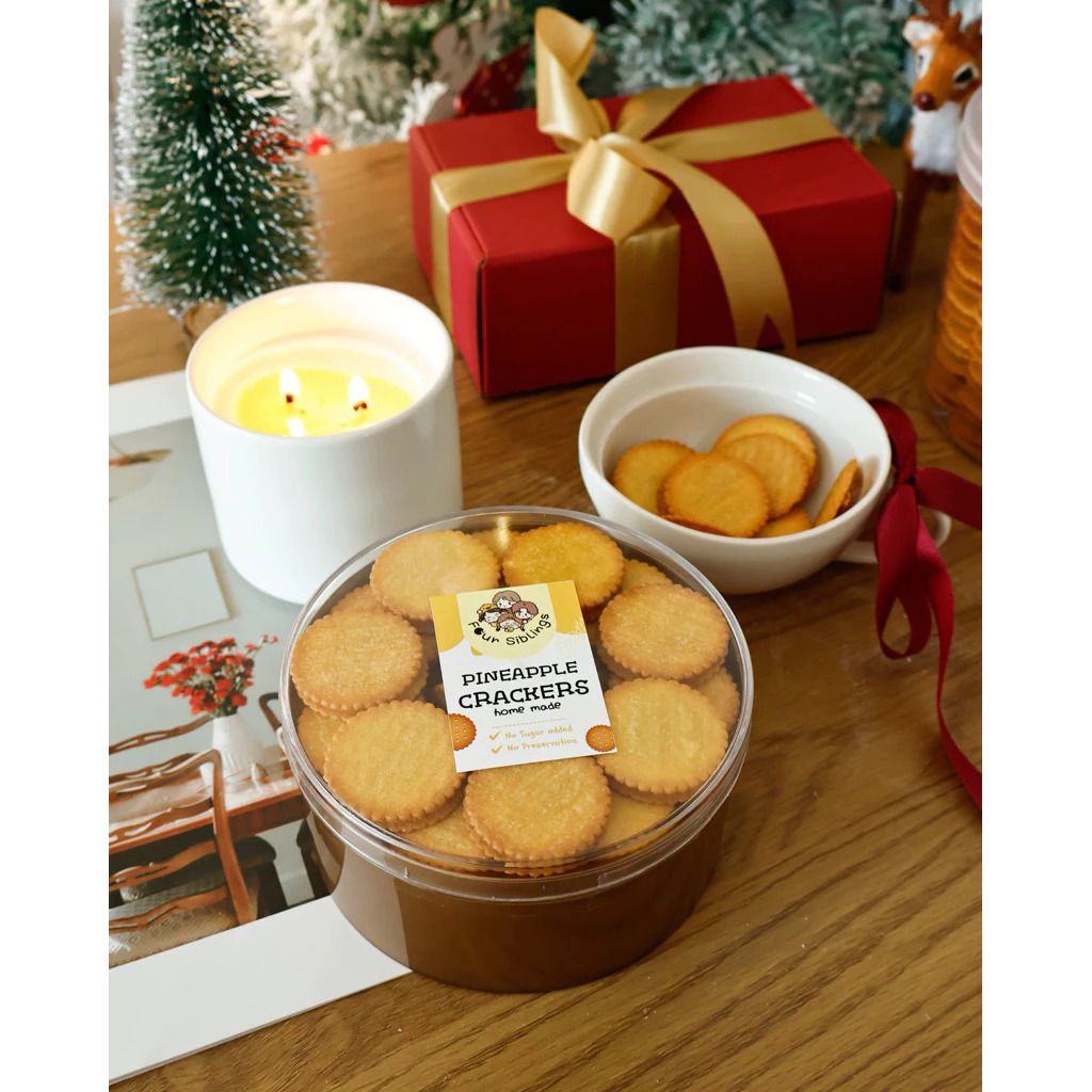 แครกเกอร์สับปะรด(Pineapple crackers)🍪กระปุกเล็ก