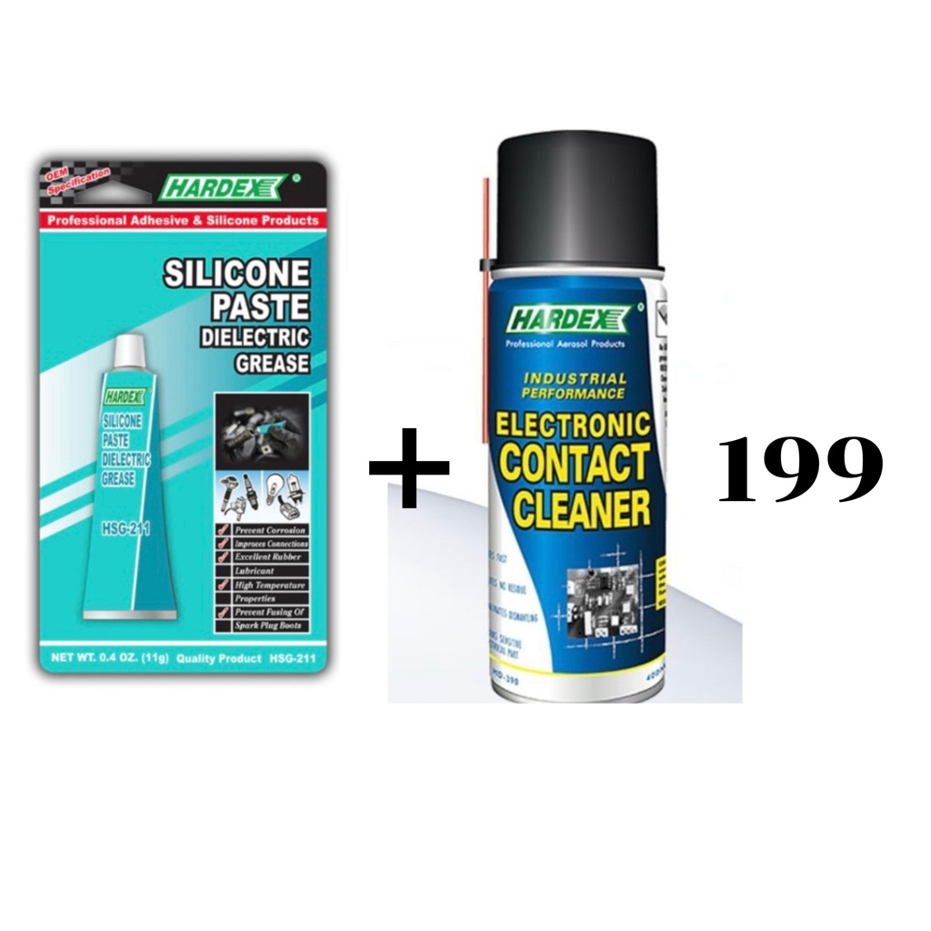 ซิลิโคนจาระบีอิเล็กตริก+น้ำยาทำความสะอาดหน้าสัมผัสอิเล็กทรอนิกส์