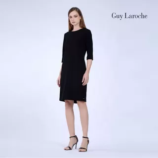 Guy laroche Super black ชุดเดรส ทรงสอบ สีดำ G9Z4BL