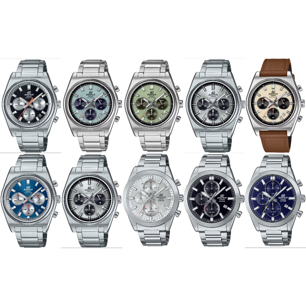 NEW CASIO Edifice EFB-710D EFV-710D-7A  EFB-730D EFB-730D-1Aกระจกคริสตัล แซฟไฟร์ กันรอยขีดข่วน ประกั