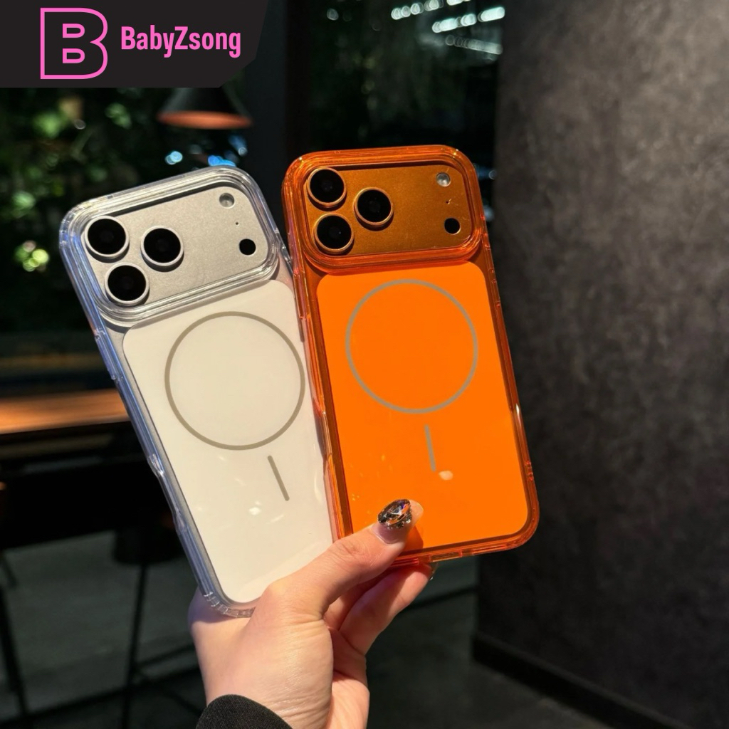 iStar เคสใสโปร่งแสงMagneticรุ่นใหม่3สีสำหรับรุ่นiPhone17pro 17promax