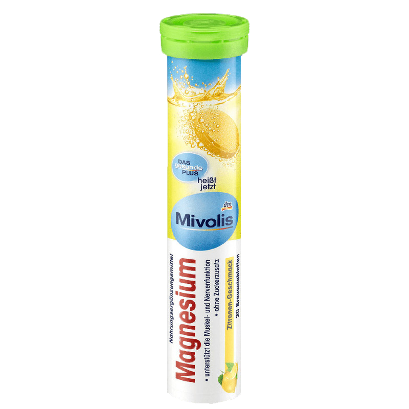 วิตามินเม็ดฟู่ Mivolis Magnesium วิตามินมิโวลิส แมกนีเซียน แท้ 100% จากประเทศเยอรมัน