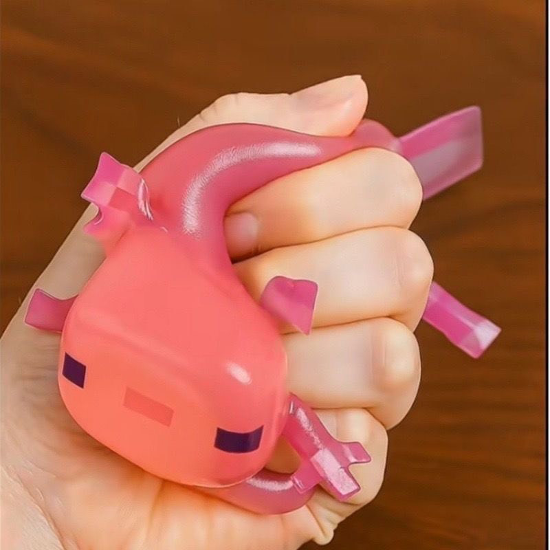 ส่งด่วน🍤สกุชชี่หมาน้ำ ซาลาแมนเดอร์แม็กซิกัน anti-stress Axolotl squishy ตุ๊กตาบีบเล่น คลายครียด นุ่ม 51011