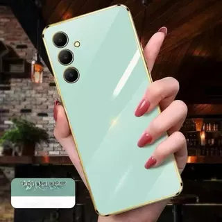 เคสสีพื้น สำหรับ Samsung A27 A07 A17 A06 A16 A56 A36 A26 S24FE S25FE A55 A35 A25 A15 A05 A05S A54 A35 A24 A14 A04Sขอบเงา