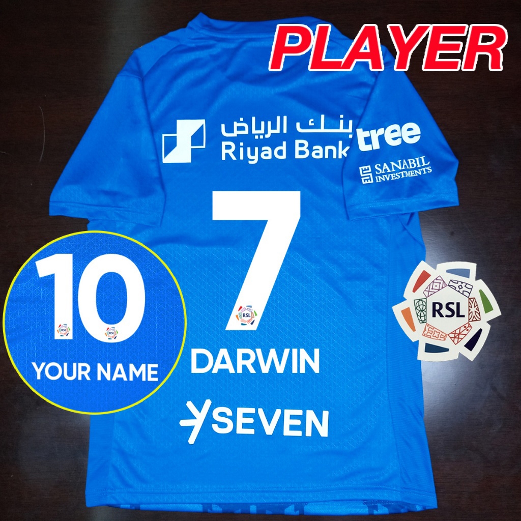 เสื้อฟุตบอลเกรดเพลเยอร์ ทีม oัล ฮิลาa เหย้า 2025-26 #PY0079 รับทำชื่อเบอร์ ไซส์เอเชีย S-2XL