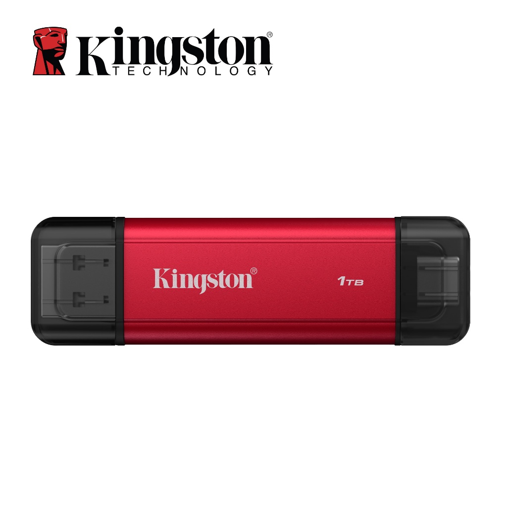 Kingston USB Type-A และ Type-C Dual Portable SSD ความเร็วสูงสุด 1,050MB ไดรฟ์โซลิดสเตทพกพาแบบคู่