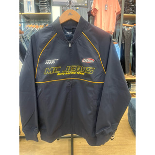 [สินค้าเข้าใหม่] พร้อมถุงช้อป แจ็คเก็ตบอมเบอร์ MC JEANS สีกร…