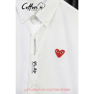 เสื้อเชิ้ต Play-A งานปัก Shirt ผ้า Cotton Oxford ทรงสวย ใส่ได้ทั้งชายหญิง พร้อมส่งจากไทย