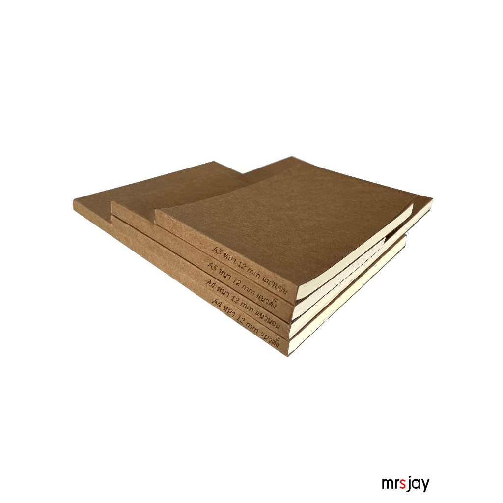 สมุดโน๊ตขนาดA4และA5 มีให้เลือก A4แนวตั้ง A4แนวนอน A5แนวตั้ง และA5แนวนอน จำนวน80แผ่น หนา12 มม. ปกสันกาวกระดาษถนอมสายตา80g - รูปที่ 5