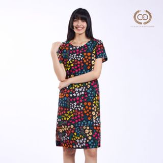 C&D Dress Black Kobana loose Black เดรส แบล็ค โคบานะ คอกลม แ…