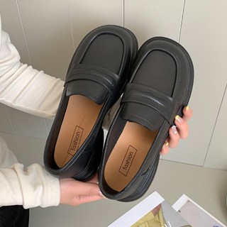 Vogged รองเท้าโลฟเฟอร์ผู้หญิงสไตล์อังกฤษวินเทจ✨รองเท้าโลฟเฟอ…