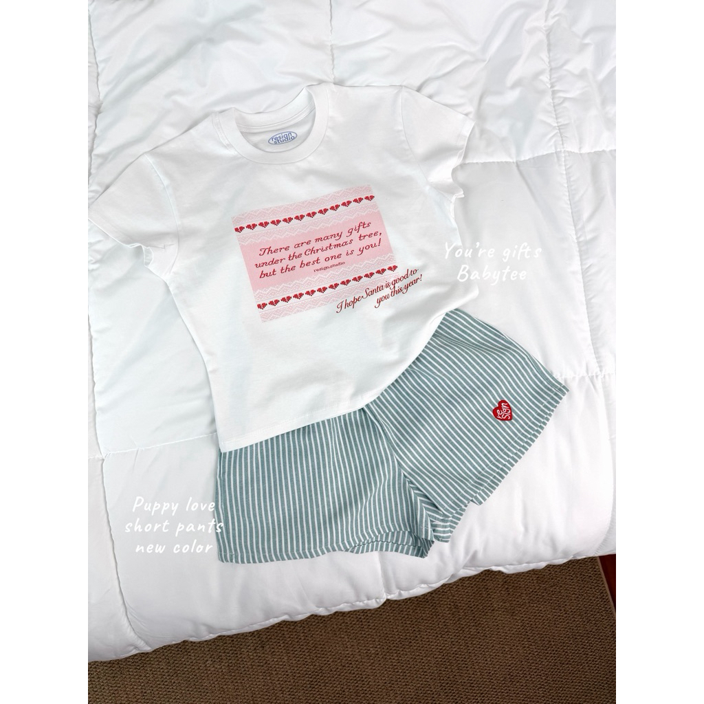 resign studio - babytee ลาย You're my gifts