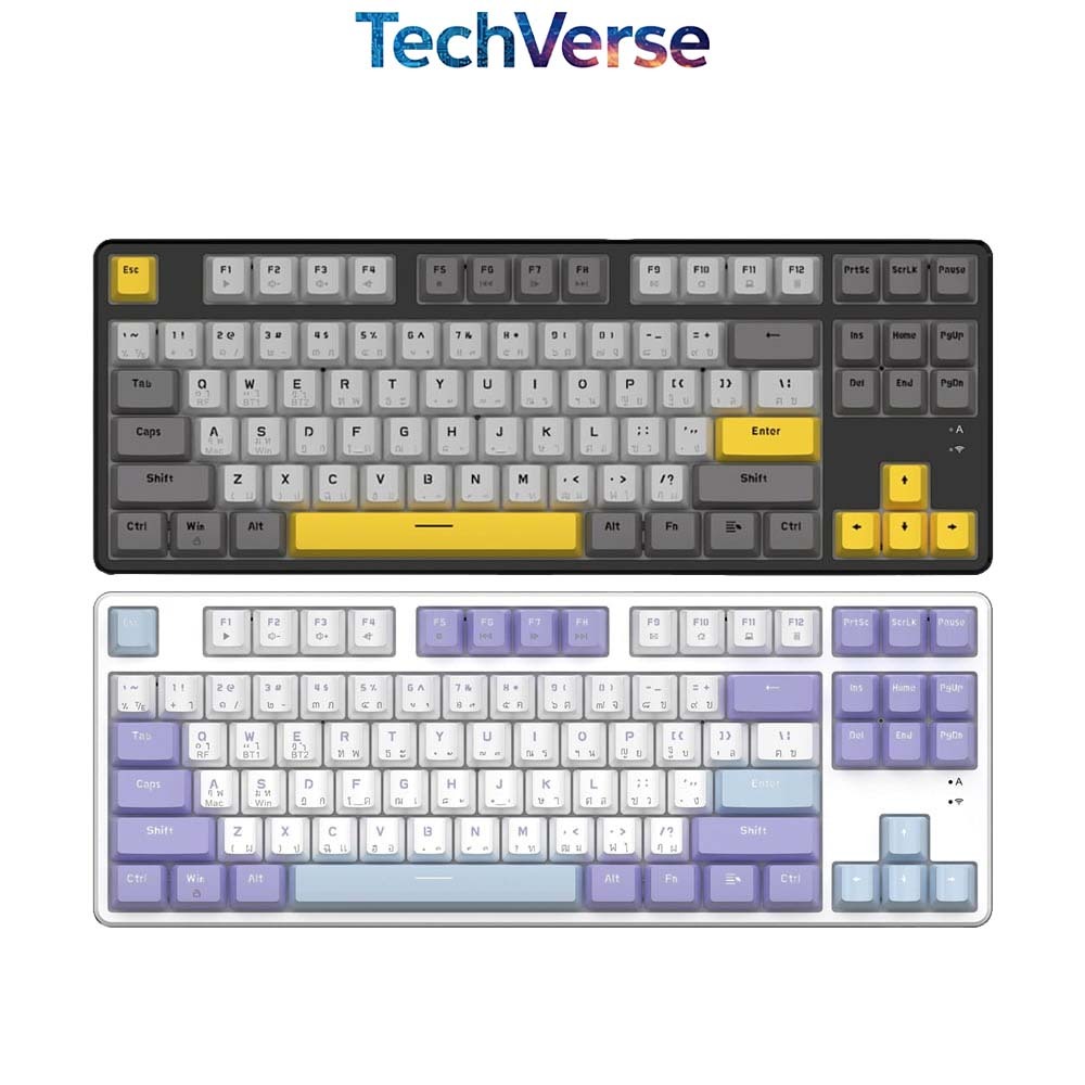 AJAZZ AK872 Wireless Hotswap  Mechanical Keyboard (Dual Module)