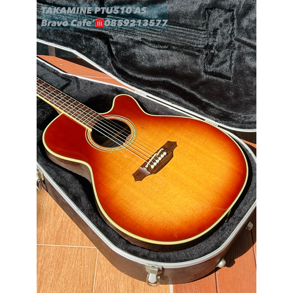 กีต้าร์วินเทจมือสอง Takamine Japan PTU510AS