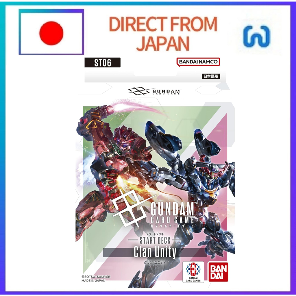 Bandai Gundam Card Game Starter Deck Clan Unity [ST06] Japanese Direct From Japan