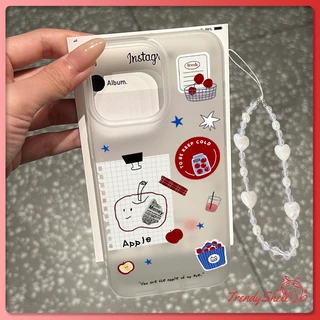 เคสโทรศัพท์ สำหรับ iPhone 17 Pro 11 13 16 Pro Max Case iPhone 13 17 15 Pro Max 12 14 13 Pro Max ดอกไม้น้ำแข็งใสก็น่ารัก