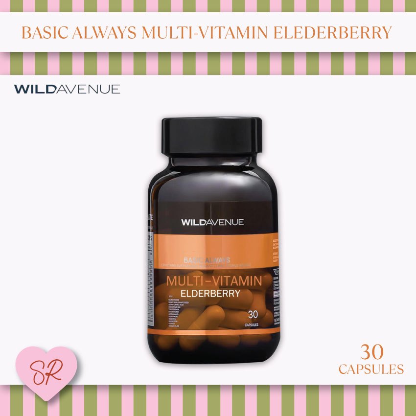 WILD AVENUE : BASIC ALWAYS MULTI-VITAMIN ELEDERBERRY 30 Cap