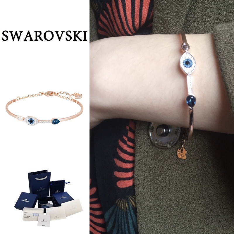 สินค้าใหม่แท้ สร้อยข้อมือ Swarovski แท้ สวารอฟสกี้ Symbolic Blue eyes ของขวัญที่ดีที่สุด