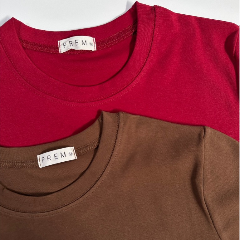 MOM เสื้อยืด คอกลมแขนสั้น เฉพาะ M,L,XL เนื้อผ้าคอตตอน 100% ใส่บาย สีสด ผู้หญิง #1203
