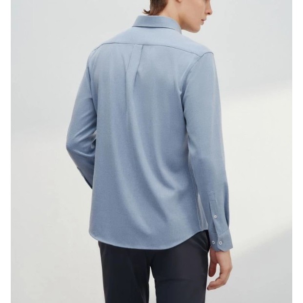 G2000 เสื้อเชิ้ตแขนยาวลำลองสำหรับผู้ชาย ทรง Smart Fit รุ่น 4612910272 BLUE ราคา ถูกที่สุด ดีลบีเคเค แกลเลอรีภาพที่ 6