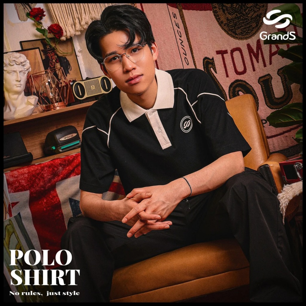 GRANDS เสื้อคอปก(Oversized) รหัส : 022109