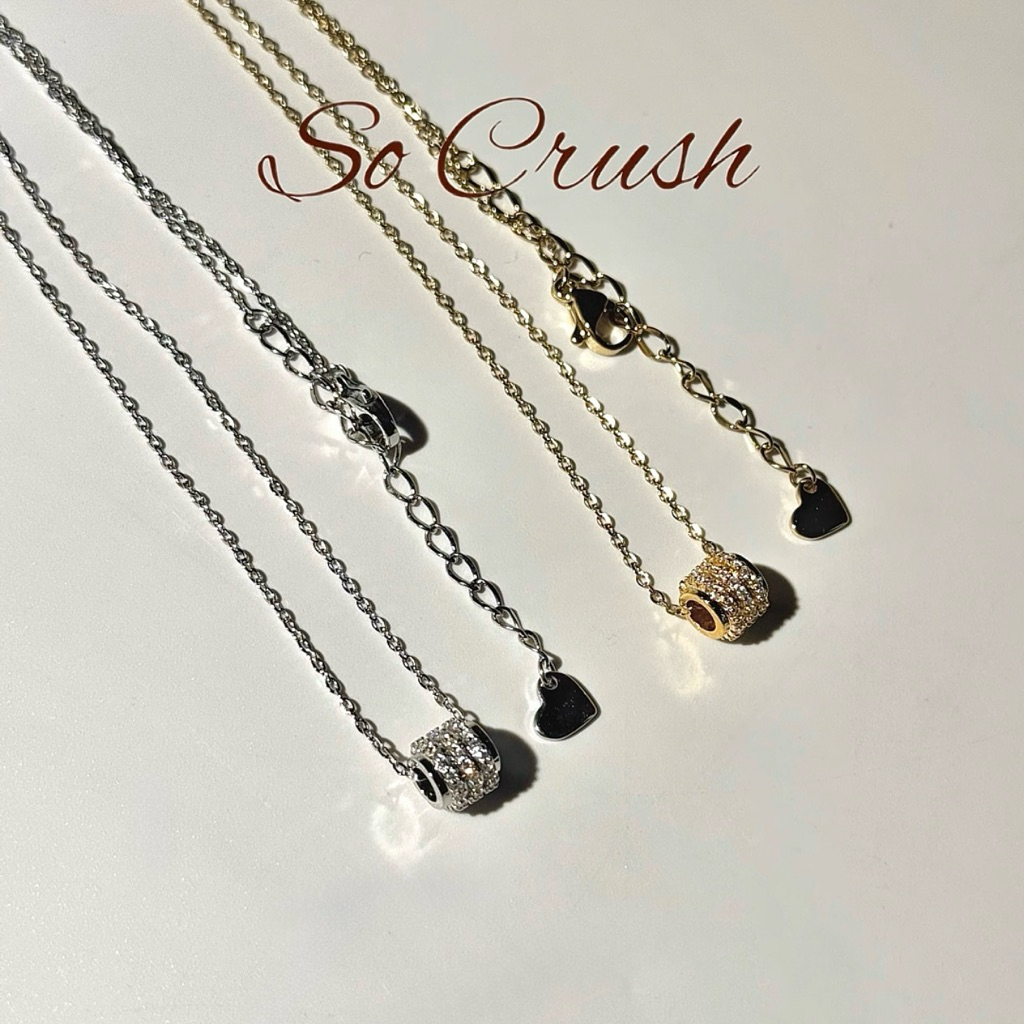 Socrush.bkk | GLIMMER necklace | SN-045 | สร้อยคอ จี้ มินิมอล