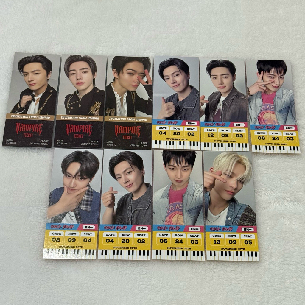 [ENHYPEN] พร้อมส่ง Ticket จาก ENHYPEN WORLD COUPON CARD COLLECTION