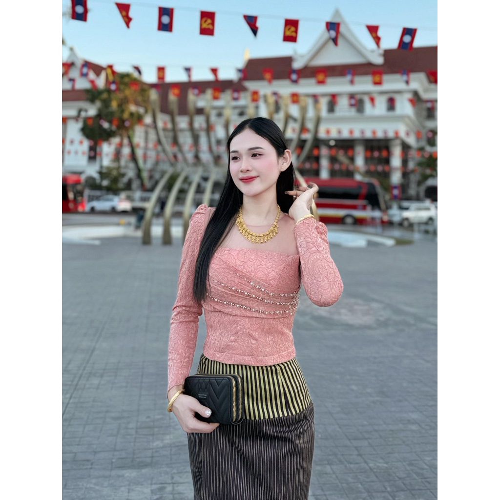 ผ้าลูกไม้ชงนมเข้าใหม่ พร้อมส่ง