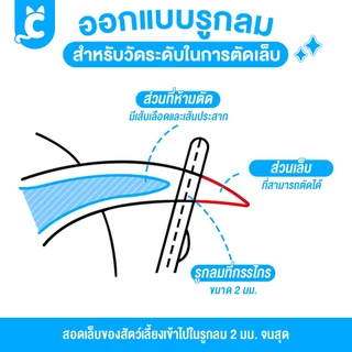 [ส่งฟรี🇹🇭] CleverPet กรรไกรตัดเล็บแมวและสุนัข แมว กรรไกรตัดเล็บสัตว์เลี้ยง Dog Cat Nail Clipper